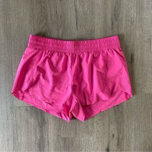 Athleta Pink Athletic Lined Shorts M EUC